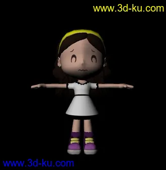 3D打印模型卡通人物的图片