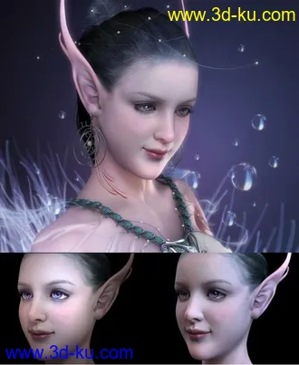 3D打印模型李素雅CG人物 SOANALA 头像的图片