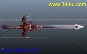3D打印模型一把剑的图片