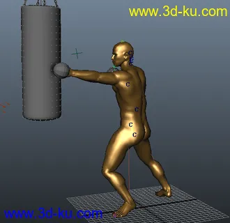 3D打印模型拳击的图片