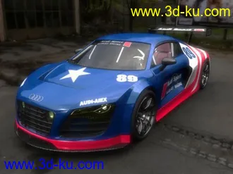 3D打印模型Audi R8 for 24Hours LeMens的图片