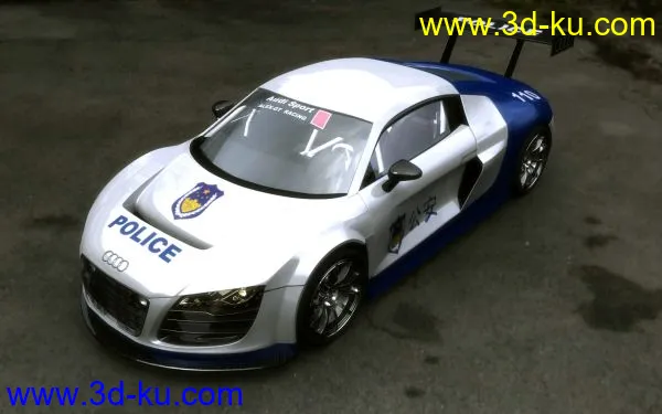 Audi R8 for 24Hours LeMens模型的图片3