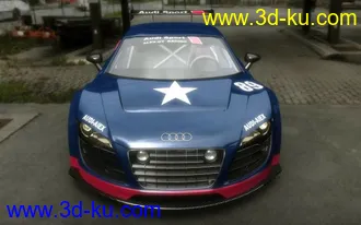 3D打印模型Audi R8 for 24Hours LeMens的图片