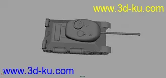 3D打印模型一个坦克的图片