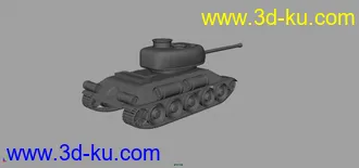3D打印模型一个坦克的图片
