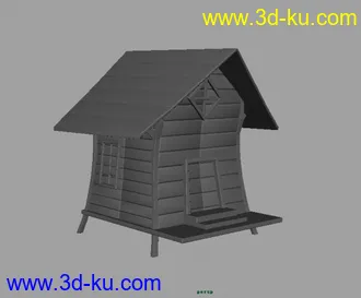3D打印模型小木屋的图片