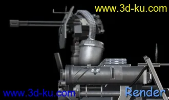 3D打印模型重机枪一款的图片