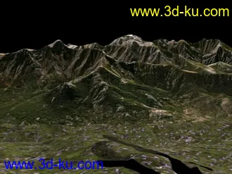 3D打印模型尘埃2-克罗地亚Rally-第二段山体的图片