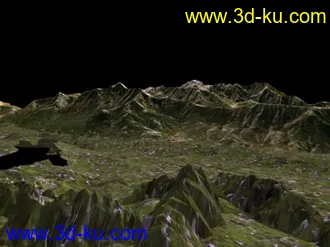 3D打印模型尘埃2-克罗地亚Rally-第二段山体的图片