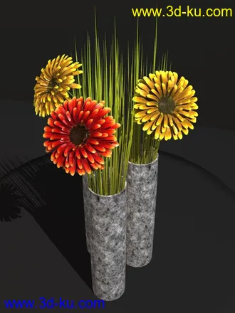 3D打印模型高精细太阳花【含材质贴图，灯光打好】的图片