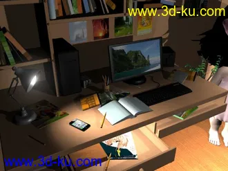 3D打印模型分享一下温馨的小房间，嘿嘿的图片