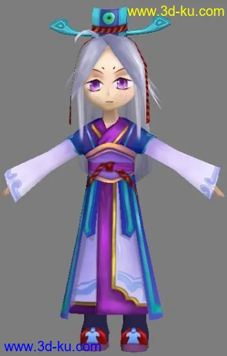 3D打印模型古代MM的图片