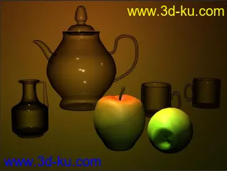 3D打印模型maya静物组合的图片