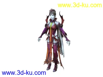 AION_永恒之塔角色_女暗黑法师模型(含贴图)的图片