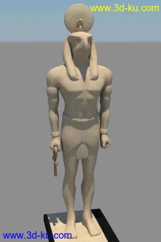 3D打印模型【超华丽壮观！！】埃及雕像大全集（含全部材质+高精贴图）的图片