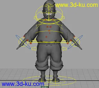 3D打印模型日本外包精品角色+绑定的图片