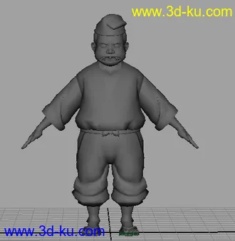 3D打印模型日本外包精品角色+绑定的图片