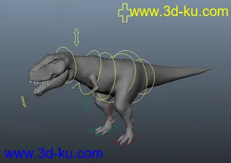 3D打印模型霸王龙绑定（网络下载收集）的图片