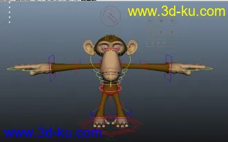 3D打印模型Monkey_rig的图片