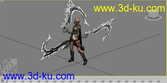 3D打印模型最终幻想纷争2 lighting(带骨骼+动画3800帧)的图片