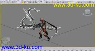 3D打印模型最终幻想纷争2 lighting(带骨骼+动画3800帧)的图片