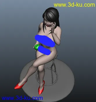 女人体（收集）28MB，6个模型的图片