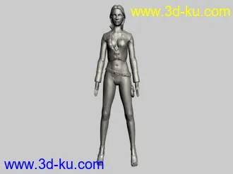3D打印模型高精女性的图片