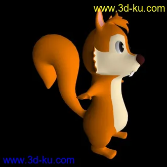 3D打印模型松鼠绑定的图片