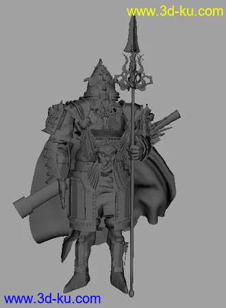 3D打印模型古代战士的图片