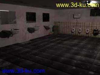 3D打印模型厕所带材质的图片