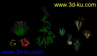 3D打印模型花集的图片