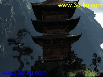 3D打印模型山前古塔---绝精！的图片