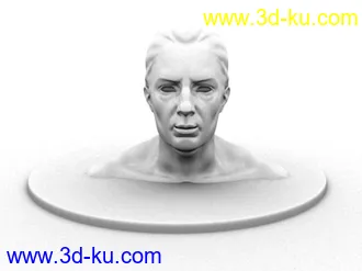 3D打印模型人头（精模）的图片