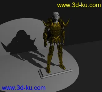 3D打印模型黄金圣斗士-白羊座（穆）的图片