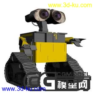 3D打印模型瓦力  wall-E 3ds file的图片