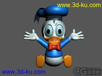 3D打印模型唐老鸭的图片