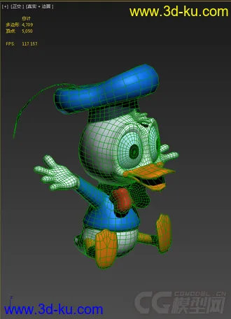 3D打印模型唐老鸭的图片