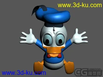 3D打印模型唐老鸭的图片
