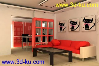 3D打印模型maya2012做的一套家居效果（经过PS过了《原创》）求加精华的图片