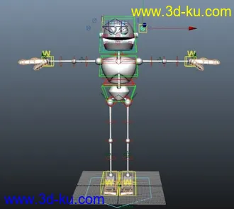 国外动画大师经典教学绑定模型的图片