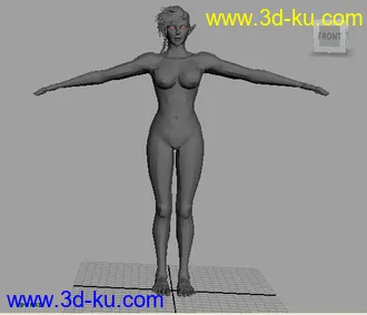 3D打印模型女人体的图片