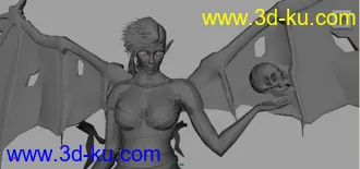 3D打印模型伊利丹 他女友的图片