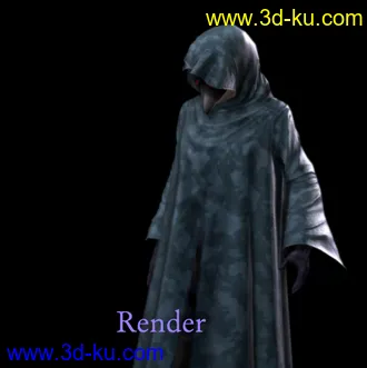 3D打印模型生化危机5 Jill 面具装（T-pose）的图片