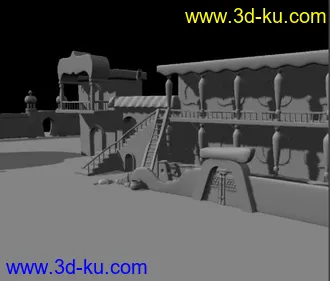 3D打印模型场景的图片