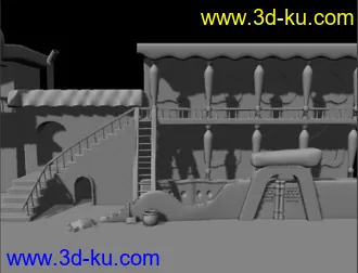 3D打印模型场景的图片