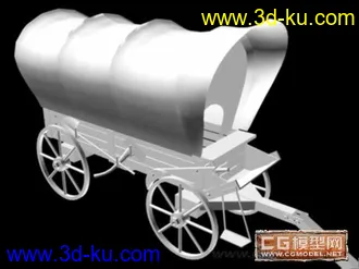 3D打印模型牛仔时代的马车的图片