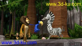 3D打印模型首发:马达加斯加2：逃往非洲的图片