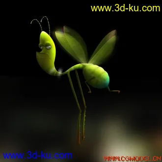 3D打印模型卡通蚊子的图片