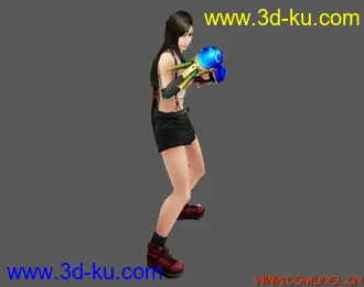 3D打印模型纷争 012 最终幻想 人物合集（带骨骼 动画3000-4000帧)）的图片