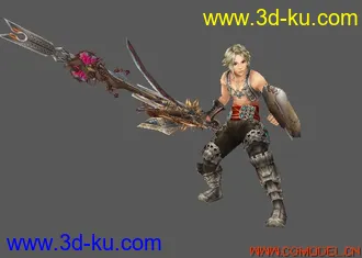 3D打印模型纷争 012 最终幻想 人物合集（带骨骼 动画3000-4000帧)）的图片